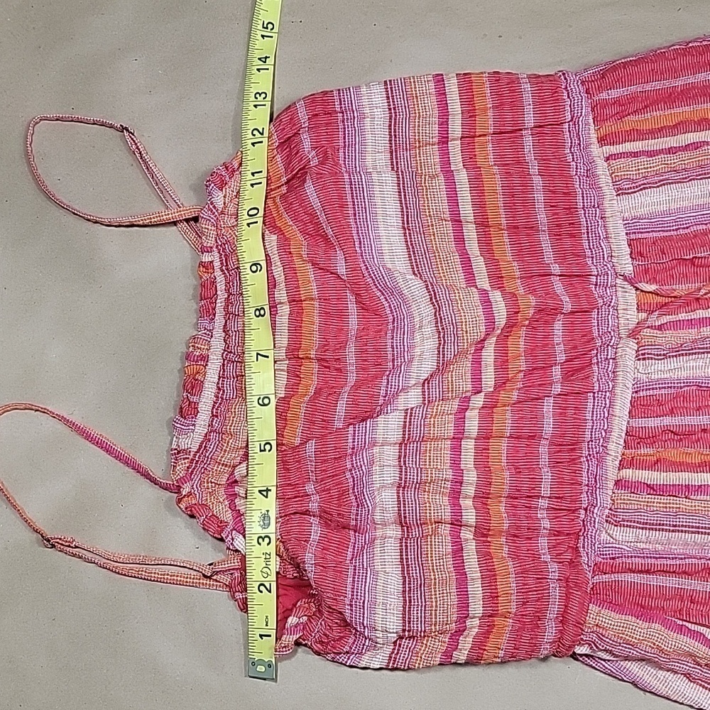Greylin Size Xs Midi Length Sundress, Fringed Hem… - image 6